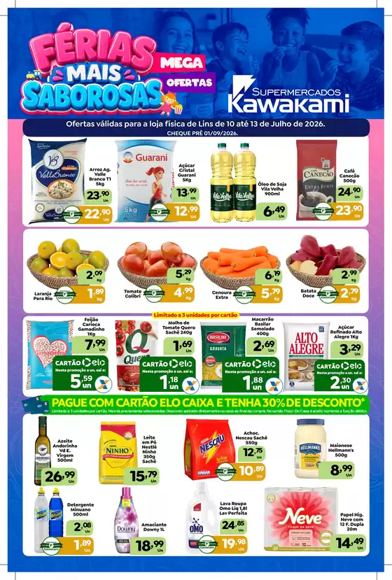 Catálogo Supermercados Kawakami | Ofertas - Lins | 2026-07-10T00:00:00.000Z - 2026-07-13T00:00:00.000Z