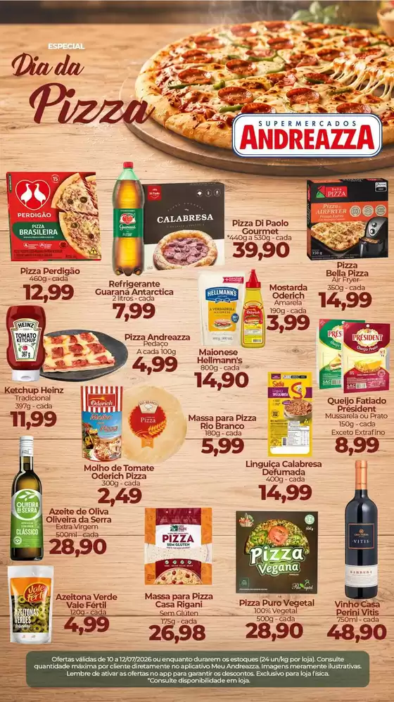 Catálogo Supermercados Andreazza | Descubra ofertas atraentes | 2026-07-10T00:00:00.000Z - 2026-07-12T00:00:00.000Z