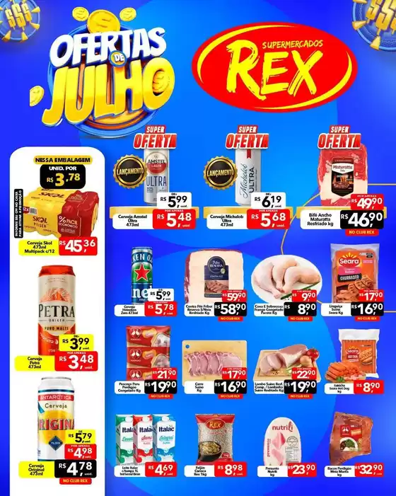Catálogo Supermercados Rex | Ótima oferta para todos os clientes | 2026-07-01T00:00:00.000Z - 2026-07-31T00:00:00.000Z