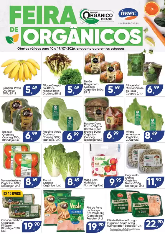 Catálogo Imec Supermercados | BAIXA 16345 IMEC Especial Organicos 10 a 19 07 2026 | 2026-07-10T00:00:00.000Z - 2026-07-19T00:00:00.000Z