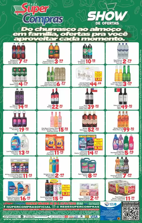 Catálogo Rede Super Compras | Encarte Rede Super Compras | 2026-07-10T00:00:00.000Z - 2026-07-12T00:00:00.000Z