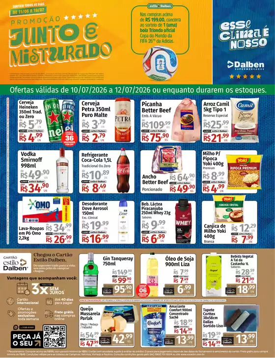 Catálogo Supermercado Dalben | Ofertas Supermercado Dalben | 2026-07-10T00:00:00.000Z - 2026-07-12T00:00:00.000Z