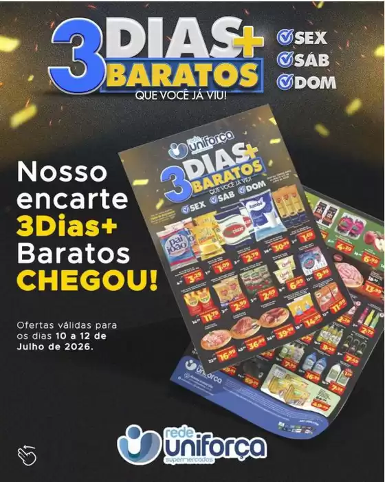 Catálogo Rede uniforça | Pechinchas e ofertas atuais | 2026-07-10T00:00:00.000Z - 2026-07-12T00:00:00.000Z