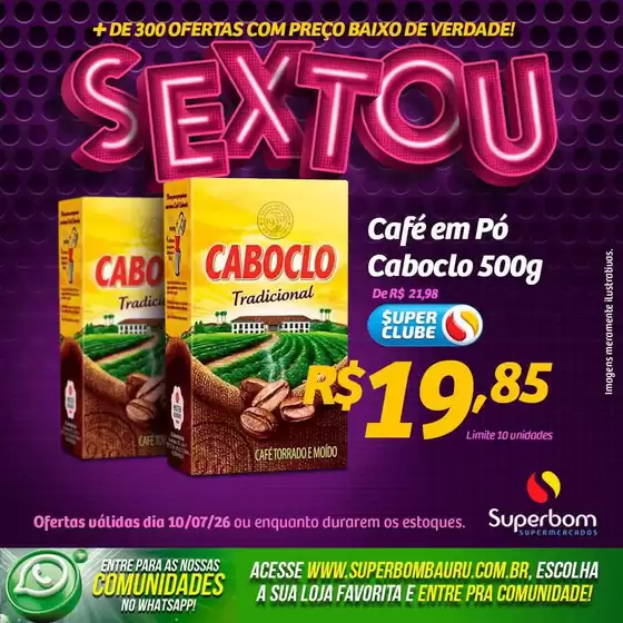 Catálogo Superbom Supermercados | Encarte Superbom Supermercados | 2026-07-10T00:00:00.000Z - 2026-07-10T00:00:00.000Z