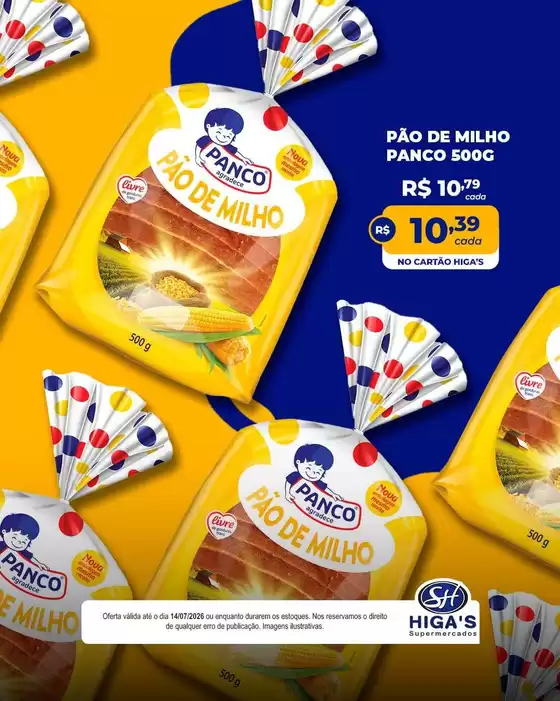 Catálogo Supermercado Higas | Ampla seleção de ofertas | 2026-07-10T00:00:00.000Z - 2026-07-14T00:00:00.000Z