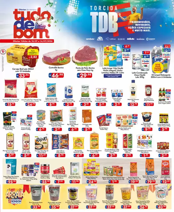 Catálogo Supermercados Rondon | Nossas melhores pechinchas | 2026-07-10T00:00:00.000Z - 2026-07-14T00:00:00.000Z