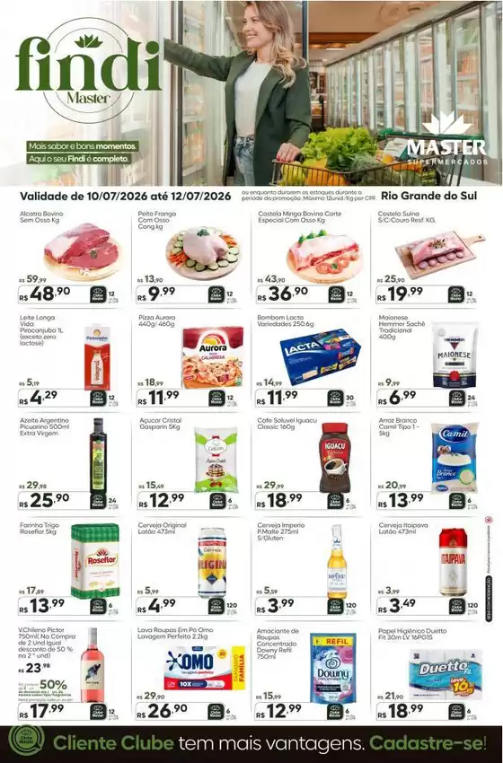 Catálogo Master Supermercados | Final de semana RS | 2026-07-10T00:00:00.000Z - 2026-07-12T00:00:00.000Z