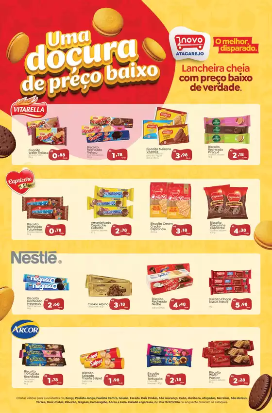 Catálogo Novo Atacarejo | Festival do Biscoito com Volta as aulas | 2026-07-10T00:00:00.000Z - 2026-07-17T00:00:00.000Z