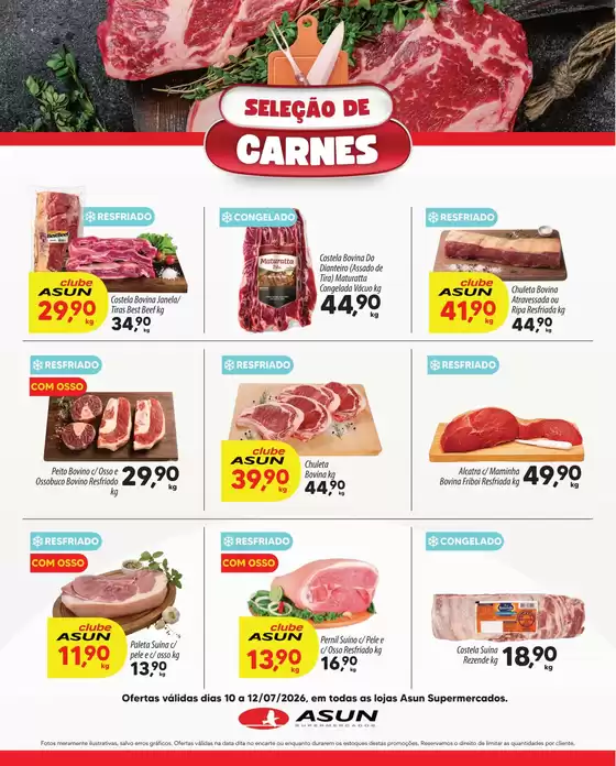 Catálogo Asun | Seleção de Carnes | 2026-07-10T00:00:00.000Z - 2026-07-12T00:00:00.000Z