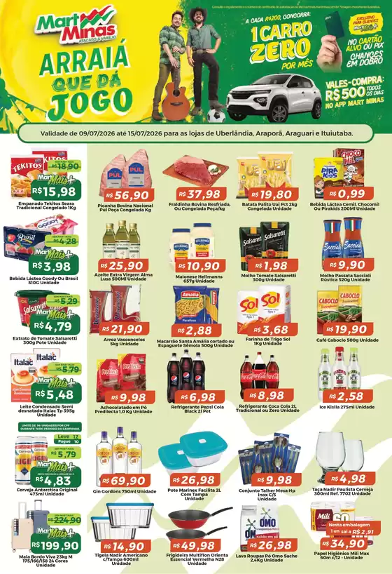 Catálogo Mart Minas | 284 Uberlandia Arapora Araguari Ituiutaba | 2026-07-09T00:00:00.000Z - 2026-07-15T00:00:00.000Z