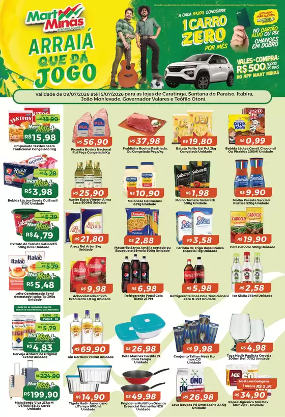 Catálogo Mart Minas | Melhores ofertas para compradores econômicos | 2026-07-09T00:00:00.000Z - 2026-07-15T00:00:00.000Z