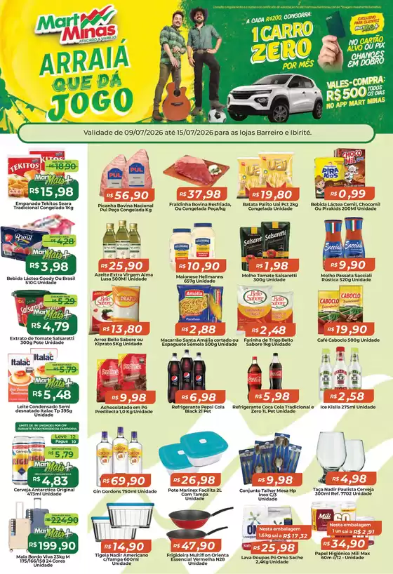 Catálogo Mart Minas | 280 Barreiro Ibirite 1 | 2026-07-09T00:00:00.000Z - 2026-07-15T00:00:00.000Z