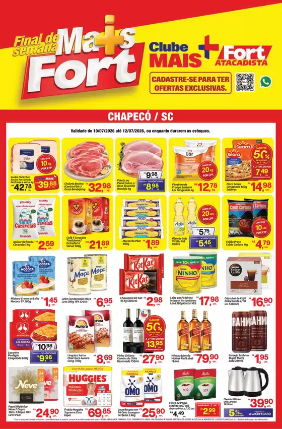 Catálogo Fort Atacadista | SC Fort Fim de Semana 10 a 12 JUL 26 Chapeco | 2026-07-10T00:00:00.000Z - 2026-07-12T00:00:00.000Z