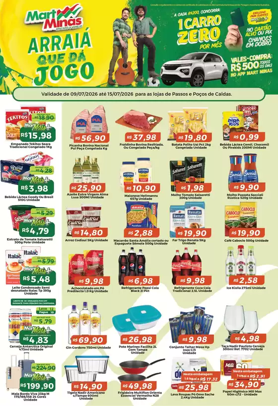 Catálogo Mart Minas | 196 Passos Pocos de Caldas | 2026-07-09T00:00:00.000Z - 2026-07-15T00:00:00.000Z