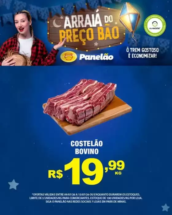 Catálogo Panelão Supermercados | O arraiá do preço bão | 2026-07-10T00:00:00.000Z - 2026-07-15T00:00:00.000Z