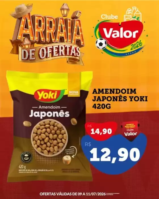 Catálogo Clube Valor | Arraiá de Ofertas | 2026-07-10T00:00:00.000Z - 2026-07-11T00:00:00.000Z