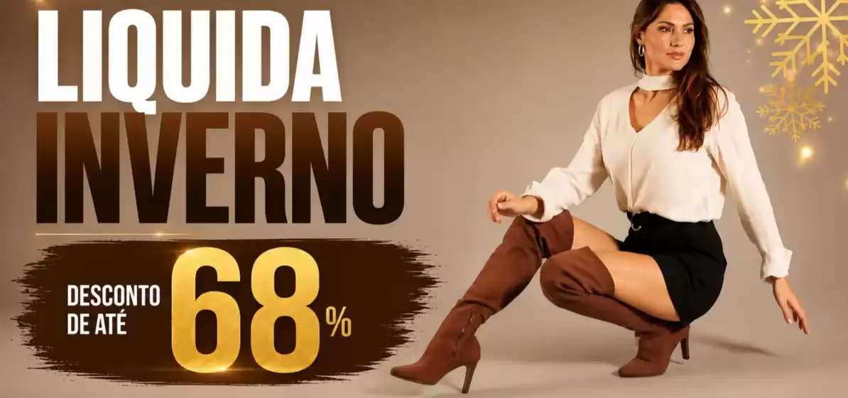 Catálogo Spot Shoes | Liquida inverno desconto de até 68% off | 2026-07-10T00:00:00.000Z - 2026-08-10T00:00:00.000Z