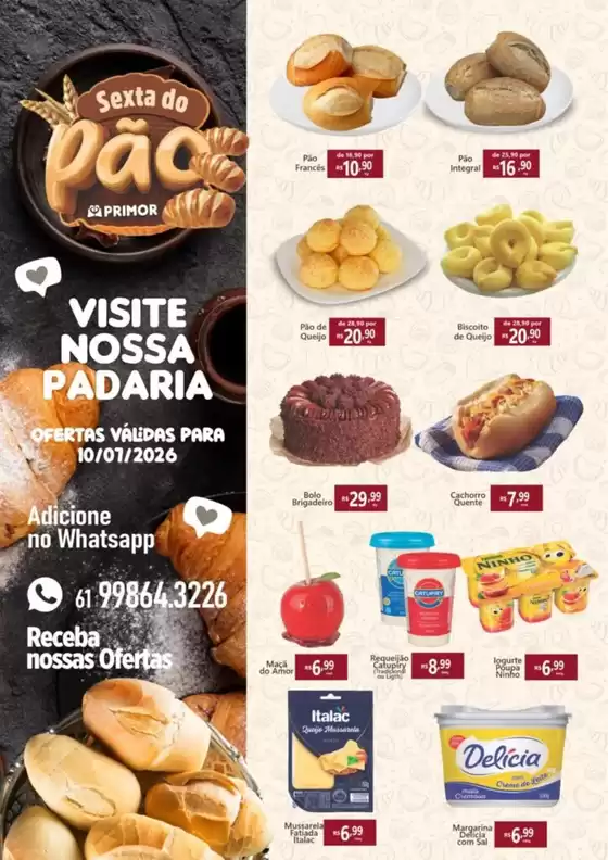 Catálogo Primor Supermercado | Sexta do pao | 2026-07-10T00:00:00.000Z - 2026-07-10T00:00:00.000Z