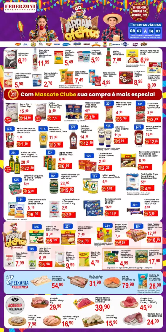 Catálogo Federzoni Supermercados | Arraiá de Ofertas | 2026-07-13T00:00:00.000Z - 2026-07-14T00:00:00.000Z