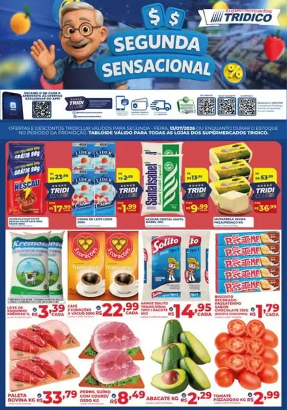 Catálogo Supermercados Tridico | Segunda Sensacional | 2026-07-13T00:00:00.000Z - 2026-07-13T00:00:00.000Z