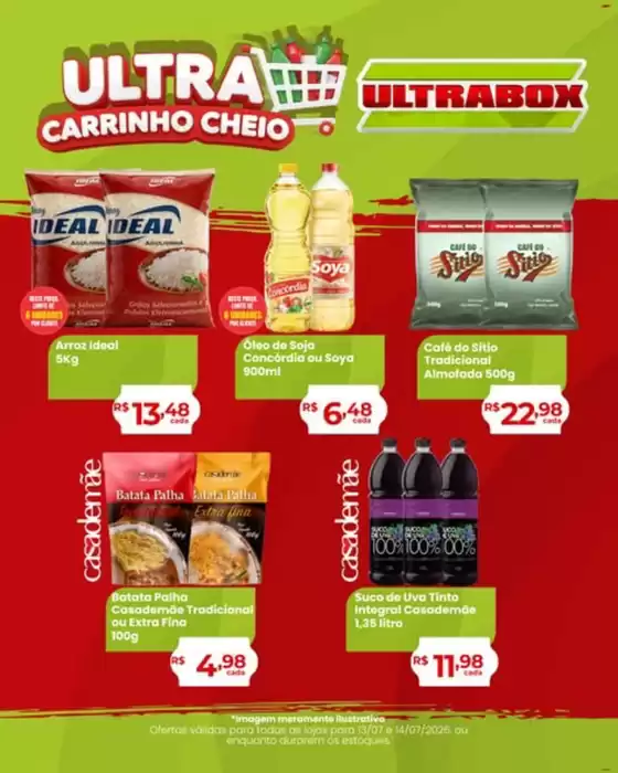 Catálogo Ultrabox | Ultra Carrinho Cheio  | 2026-07-13T00:00:00.000Z - 2026-07-14T00:00:00.000Z