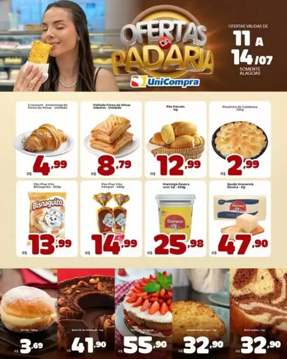Catálogo Unicompra | Ofertas da Padaria | 2026-07-13T00:00:00.000Z - 2026-07-14T00:00:00.000Z