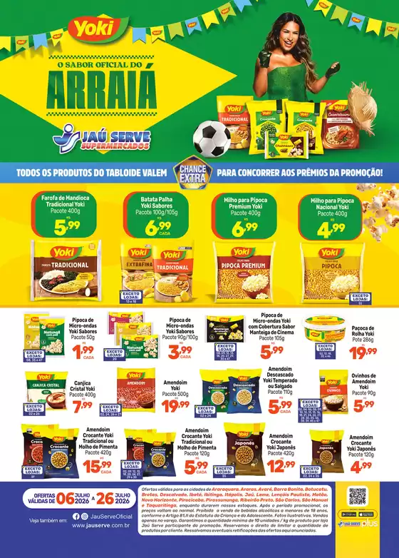 Catálogo Supermercados Jaù Serve | O Sabor do Arraiá | 2026-07-13T00:00:00.000Z - 2026-07-26T00:00:00.000Z
