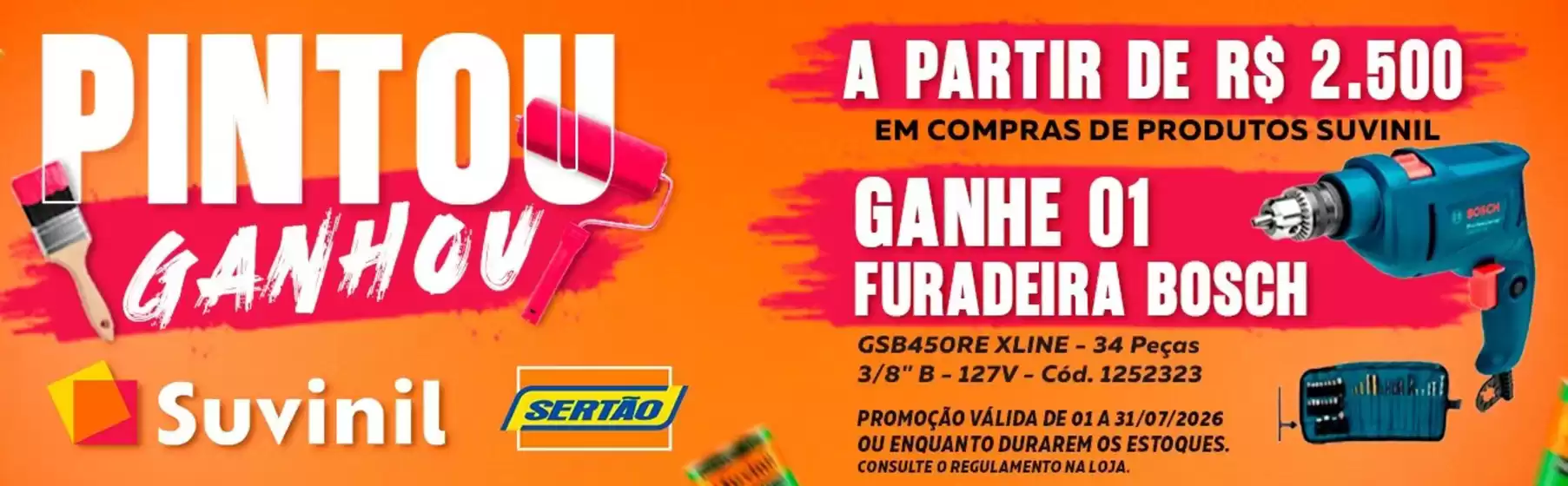 Catálogo Sertão | Ofertas Sertão | 2026-07-13T00:00:00.000Z - 2026-07-31T00:00:00.000Z