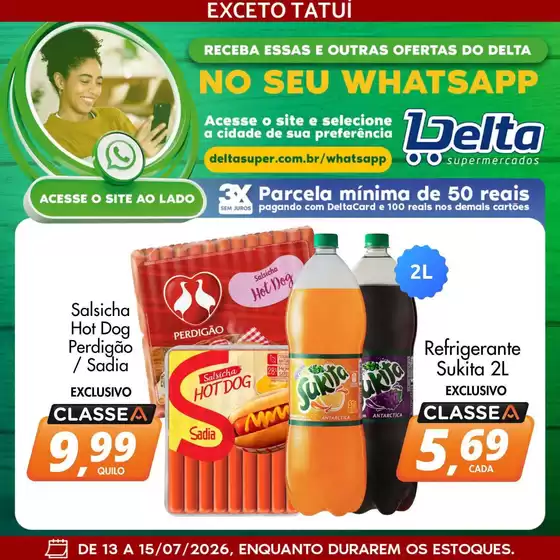 Catálogo Delta Supermercados | Encarte Delta Supermercados | 2026-07-13T00:00:00.000Z - 2026-07-15T00:00:00.000Z