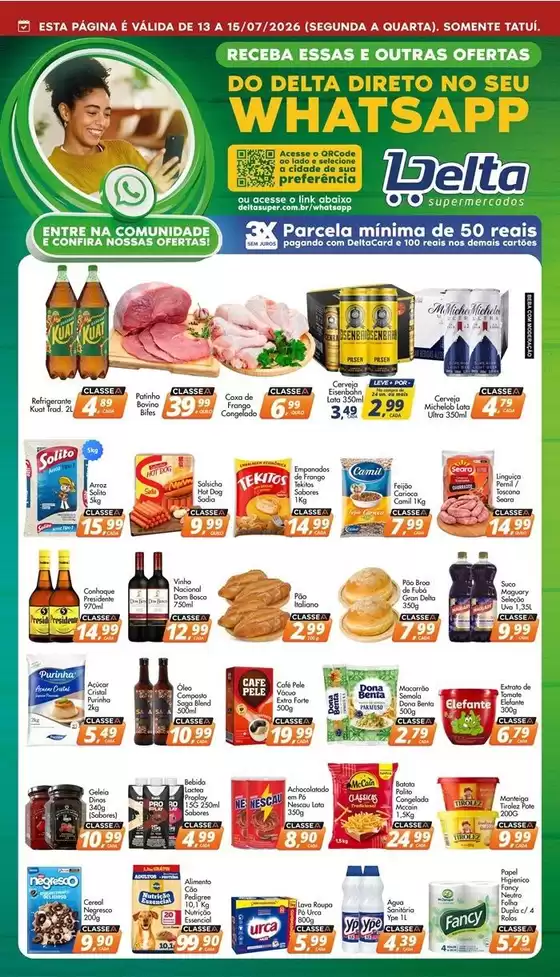 Catálogo Delta Supermercados | Ofertas exclusivas | 2026-07-13T00:00:00.000Z - 2026-07-15T00:00:00.000Z