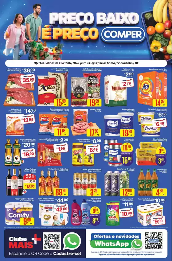 Catálogo Comper | Ofertas exclusivas e pechinchas | 2026-07-13T00:00:00.000Z - 2026-07-17T00:00:00.000Z