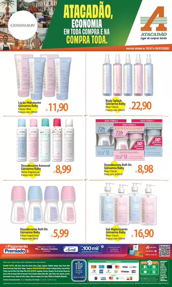 Catálogo Atacadão em Água Branca | Atacadão - Perfumaria | 2026-07-13T00:00:00.000Z - 2026-07-19T00:00:00.000Z