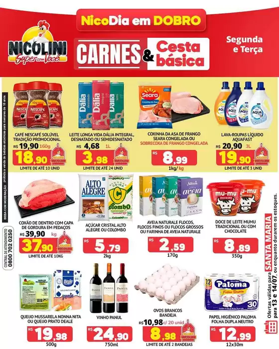 Catálogo Super Nicolini | Melhores ofertas para todos os caçadores de pechinchas | 2026-07-13T00:00:00.000Z - 2026-07-14T00:00:00.000Z