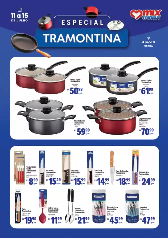 Catálogo Supermercados Mateus | Especial tramontina | 2026-07-13T00:00:00.000Z - 2026-07-15T00:00:00.000Z
