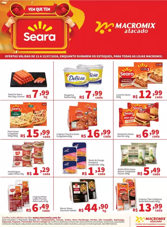 Catálogo Macromix Atacado | Pechinchas e ofertas atuais | 2026-07-13T00:00:00.000Z - 2026-07-22T00:00:00.000Z