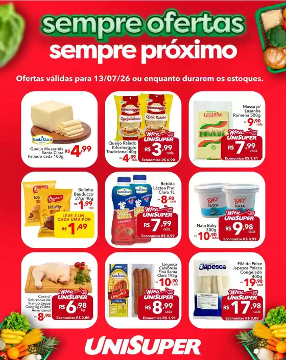 Catálogo UniSuper | Descontos e promoções | 2026-07-13T00:00:00.000Z - 2026-07-13T00:00:00.000Z