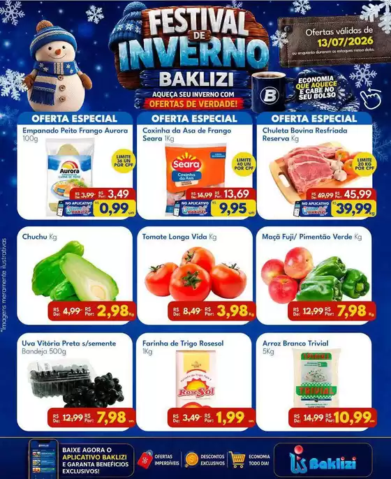 Catálogo Supermercados Baklizi | Encarte Supermercados Baklizi | 2026-07-13T00:00:00.000Z - 2026-07-13T00:00:00.000Z