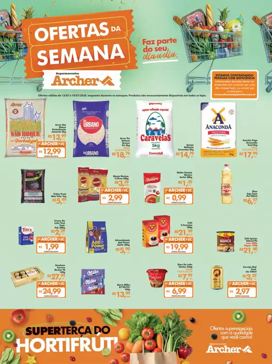 Catálogo Supermercados Archer | Panfletosemanal | 2026-07-13T00:00:00.000Z - 2026-07-19T00:00:00.000Z