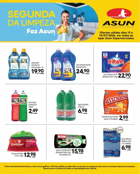 Catálogo Asun | Segunda da Limpeza | 2026-07-13T00:00:00.000Z - 2026-07-14T00:00:00.000Z