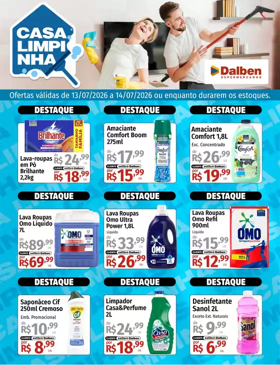 Catálogo Supermercado Dalben | CASA LIMPINHA | 2026-07-13T00:00:00.000Z - 2026-07-14T00:00:00.000Z
