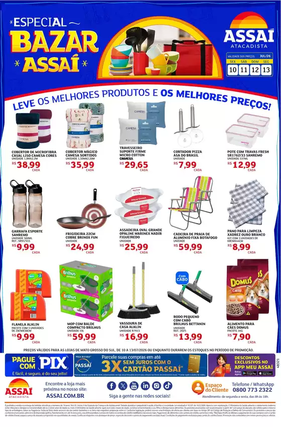 Catálogo Assaí Atacadista | Encarte Assaí Atacadista 49174 | 2026-07-13T00:00:00.000Z - 2026-07-13T00:00:00.000Z