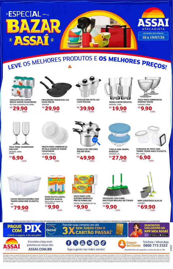 Catálogo Assaí Atacadista | Encarte Assaí Atacadista 48905-357 | 2026-07-13T00:00:00.000Z - 2026-07-19T00:00:00.000Z