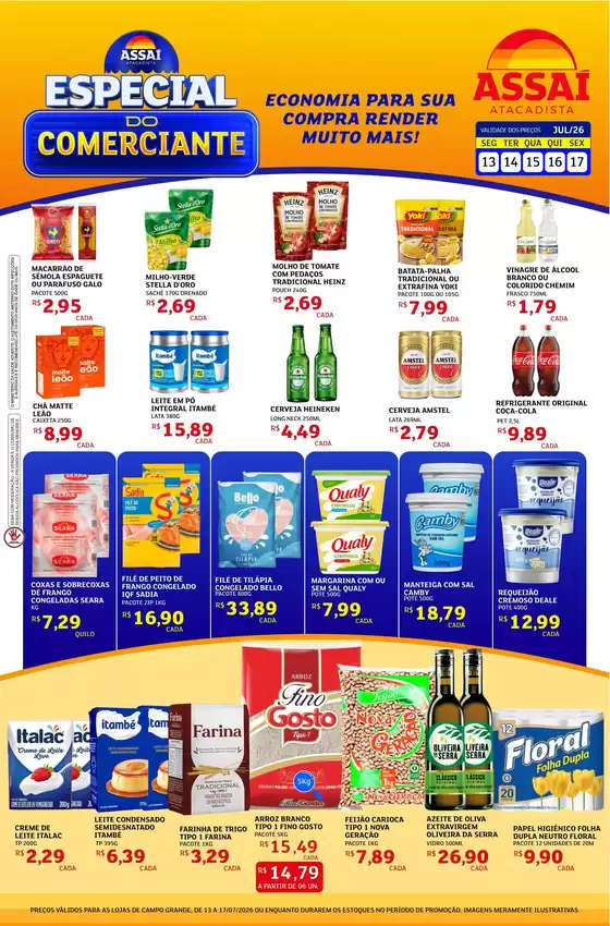 Catálogo Assaí Atacadista | Encarte Assaí Atacadista 48911 | 2026-07-13T00:00:00.000Z - 2026-07-17T00:00:00.000Z