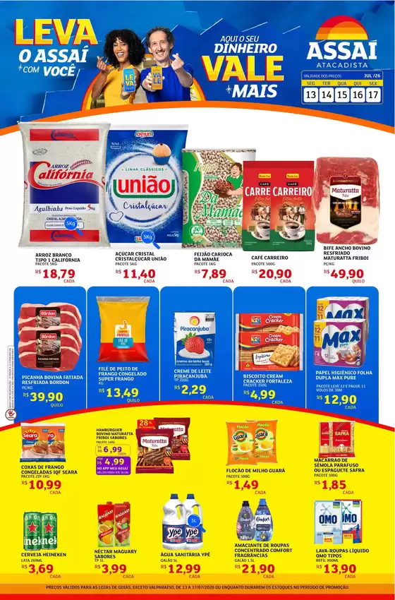Catálogo Assaí Atacadista | Encarte Assaí Atacadista 49111-822 | 2026-07-13T00:00:00.000Z - 2026-07-17T00:00:00.000Z