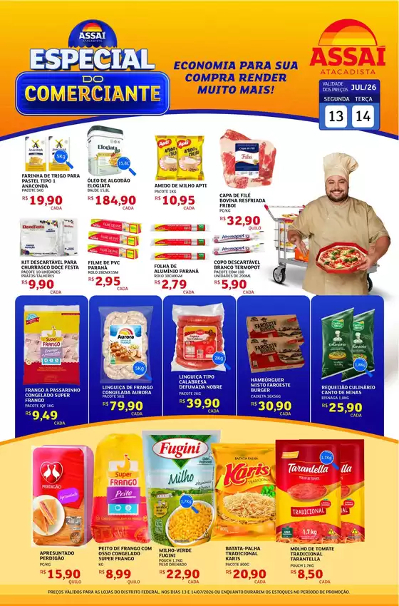 Catálogo Assaí Atacadista | Encarte Assaí Atacadista 49106-226 | 2026-07-13T00:00:00.000Z - 2026-07-14T00:00:00.000Z