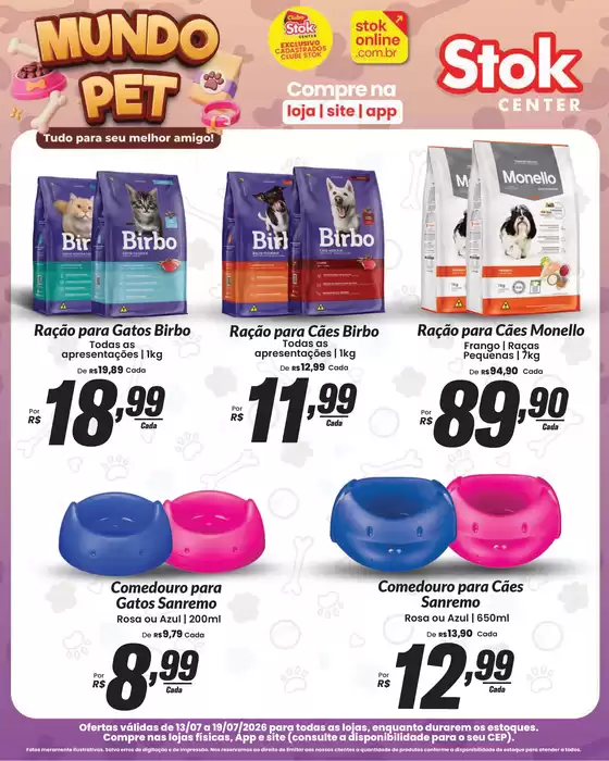 Catálogo Stok Center | Mundo Pet Stok Center | 2026-07-13T00:00:00.000Z - 2026-07-19T00:00:00.000Z