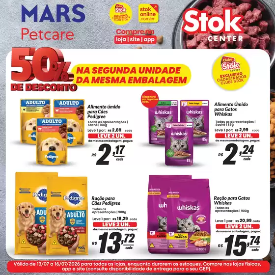 Catálogo Stok Center | Mars petcare Stok center | 2026-07-13T00:00:00.000Z - 2026-07-16T00:00:00.000Z