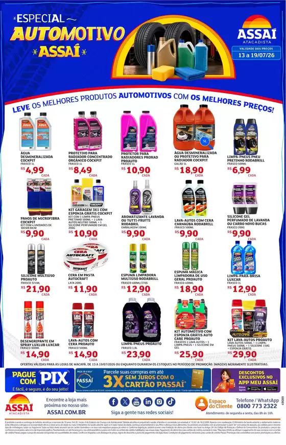 Catálogo Assaí Atacadista | Encarte Assaí Atacadista 49089-442 | 2026-07-13T00:00:00.000Z - 2026-07-19T00:00:00.000Z