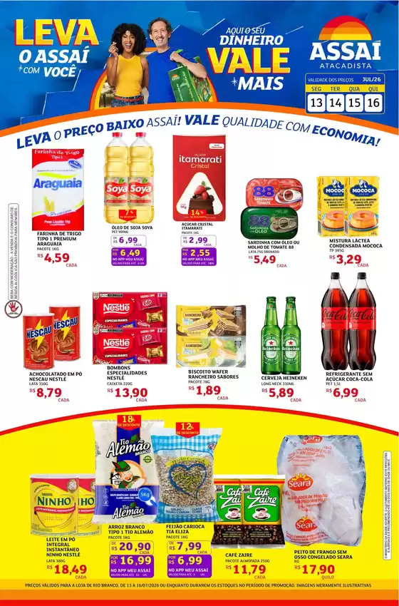 Catálogo Assaí Atacadista | Encarte Assaí Atacadista 49138-40 | 2026-07-13T00:00:00.000Z - 2026-07-16T00:00:00.000Z