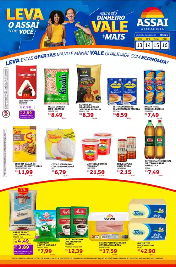 Catálogo Assaí Atacadista | Encarte Assaí Atacadista 49138-74 | 2026-07-13T00:00:00.000Z - 2026-07-16T00:00:00.000Z